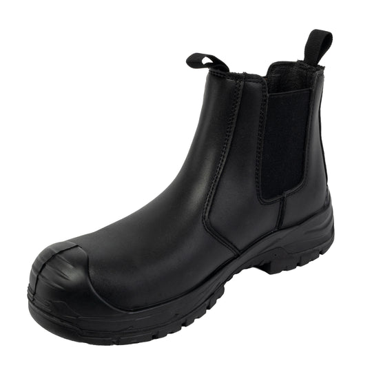 Apache Brooks Unisex Composite Toe Safety Dealer Boots Black
