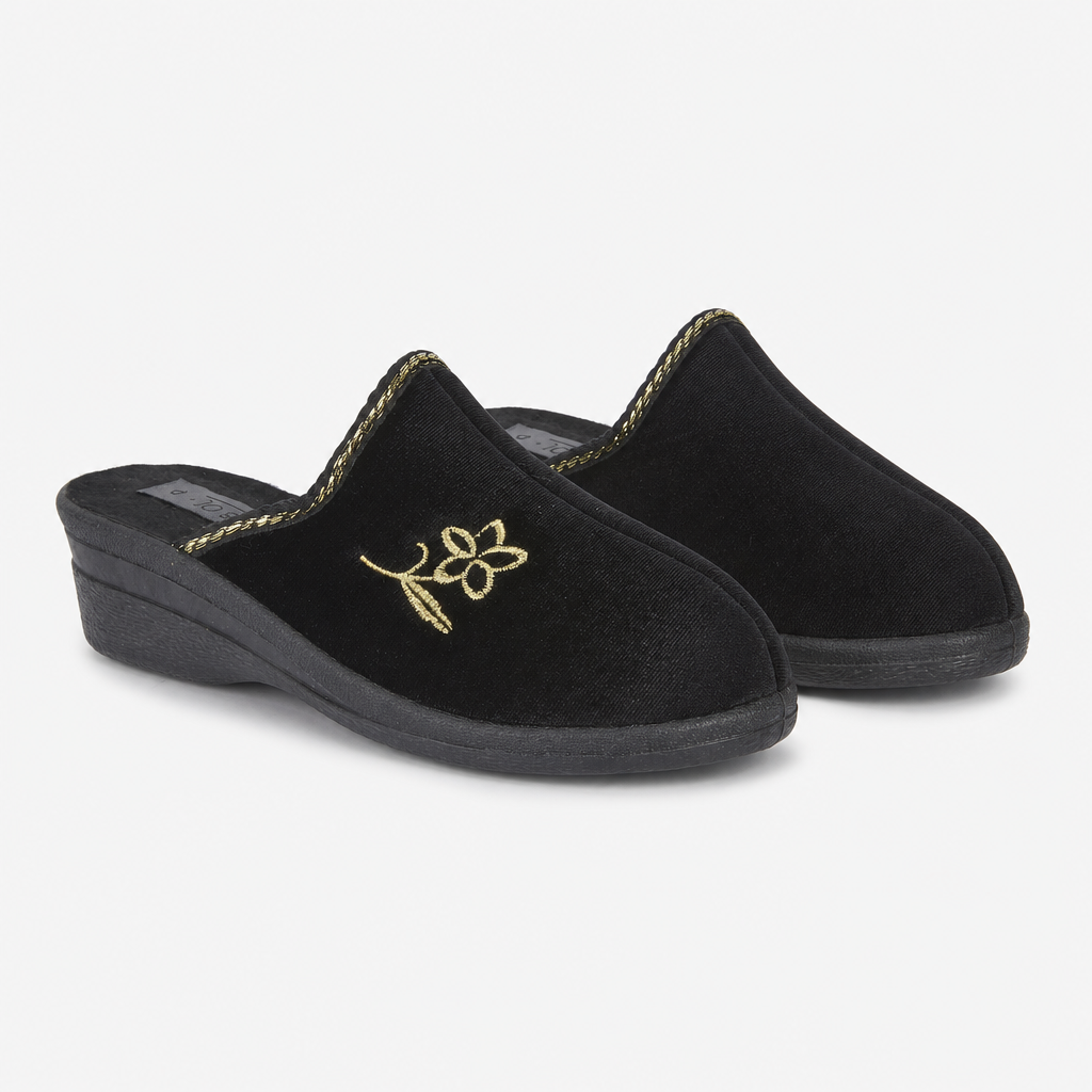 Jo & Joe HELEN Womens Mule Slippers Black