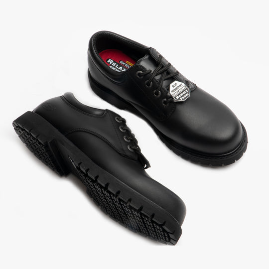 Skechers Work 77041EC Cottonwood - Elks SR Mens Slip Resistant Work Shoes Black