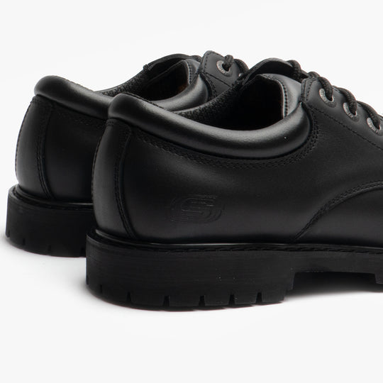 Skechers Work 77041EC Cottonwood - Elks SR Mens Slip Resistant Work Shoes Black