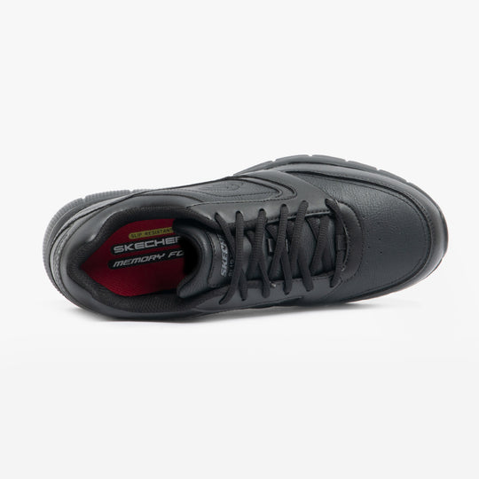 Skechers Work 77156EC Nampa SR Mens Slip Resistant Work Trainers Black