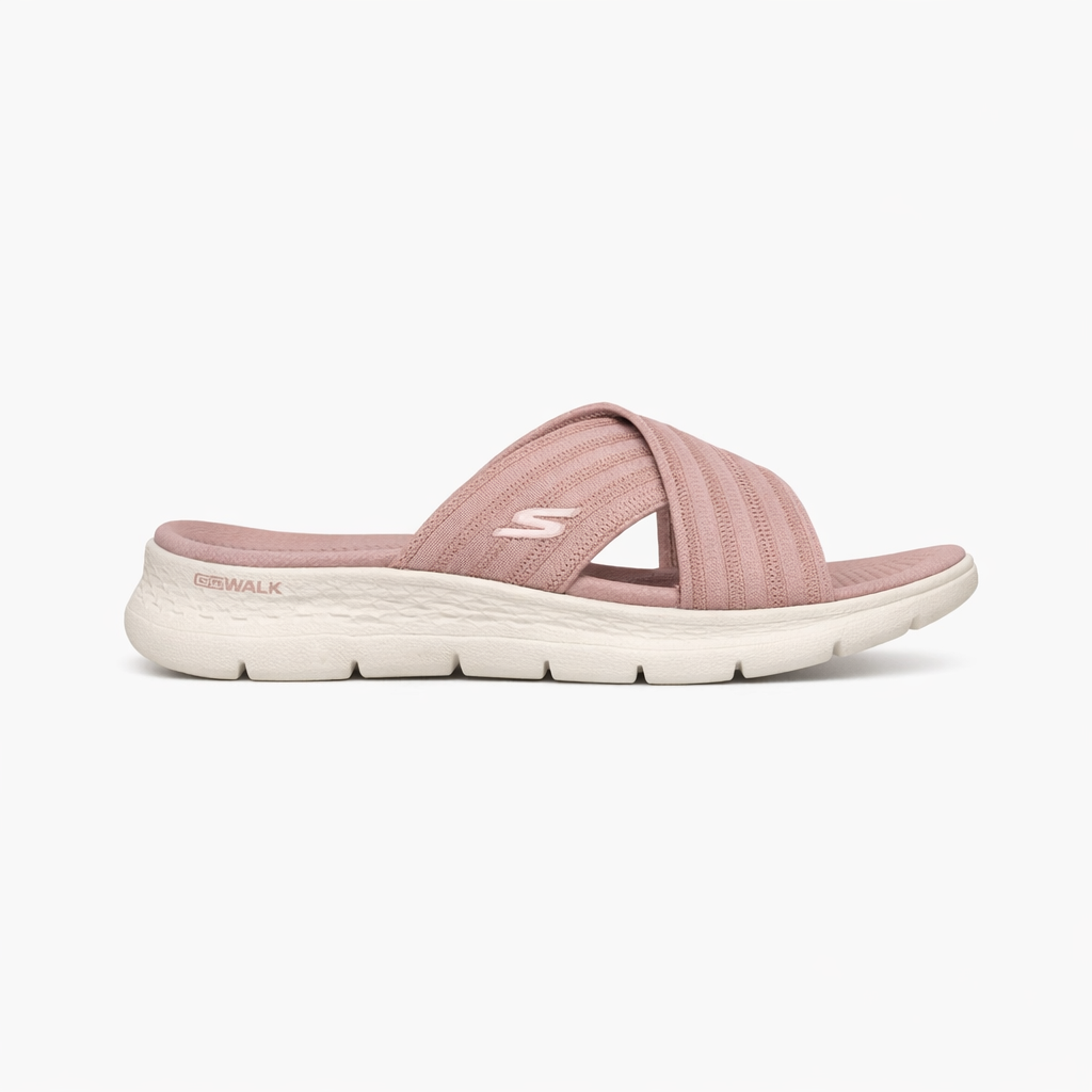 Skechers GO WALK FLEX SANDAL - IMPRESS Womens Sliders Blush
