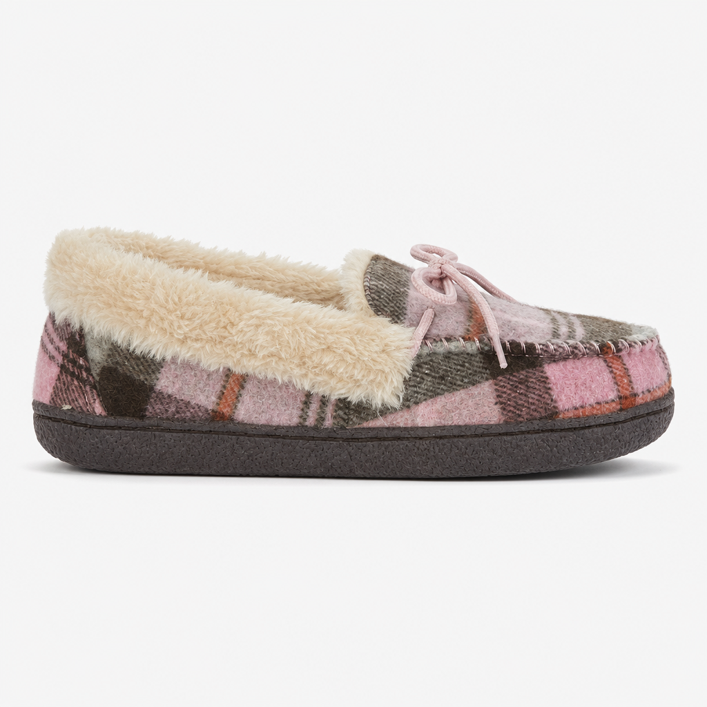 Jo & Joe PEMBROKE Womens Moccasin Slippers Blush
