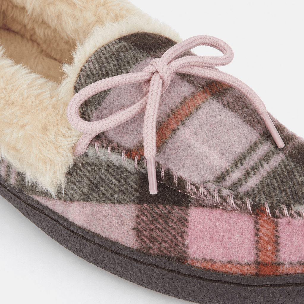 Jo & Joe PEMBROKE Womens Moccasin Slippers Blush