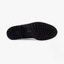 Band Wagon ELGIN Mens Chelsea Boots Black bottom view showcasing rubber sole design and traction details.