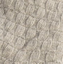 Barbour CABLE KNIT LOUNGE Socks Womens Light Grey Marl close-up detail view of the knit texture.