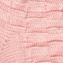 Barbour CABLE KNIT LOUNGE Socks Womens Socks Dusty Pink, detail view showing intricate cable knit texture.