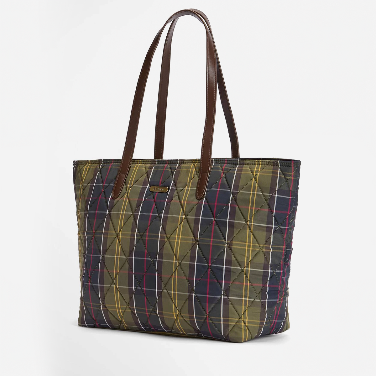 Barbour WETHERHAM QUILTED TARTAN Womens Tote Bag Classic Tartan