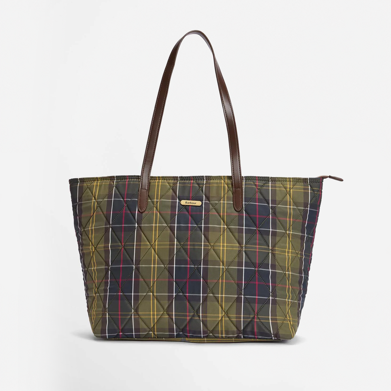 Barbour WETHERHAM QUILTED TARTAN Womens Tote Bag Classic Tartan
