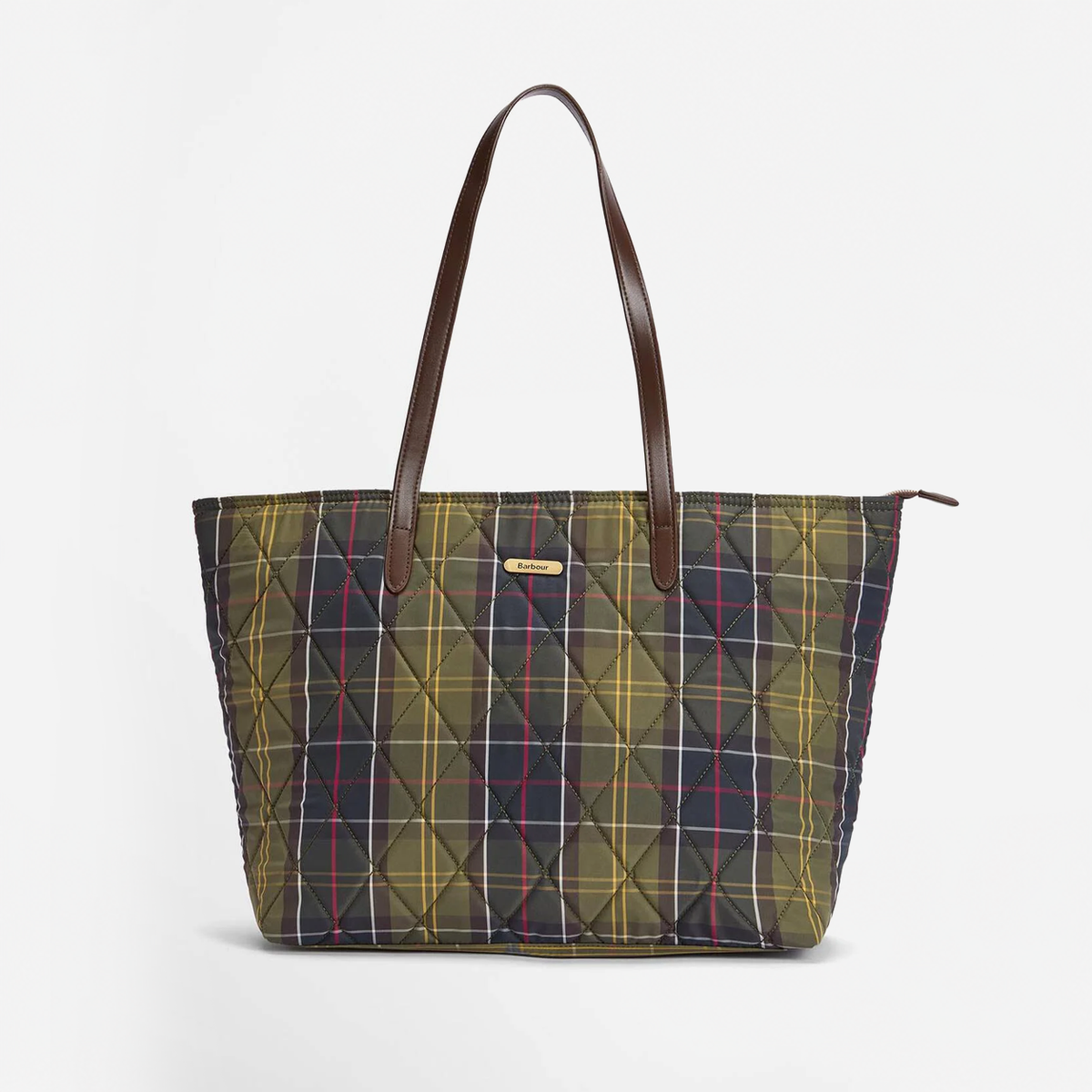 Barbour WETHERHAM QUILTED TARTAN Womens Tote Bag Classic Tartan