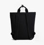 Barbour OLIVIA Womens Backpack Black back view showcasing adjustable straps and padded base