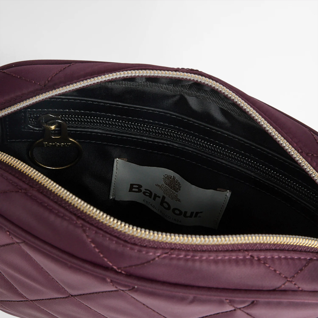 Barbour QUILTED CROSSBODY Womens Crossbody Bag Fig