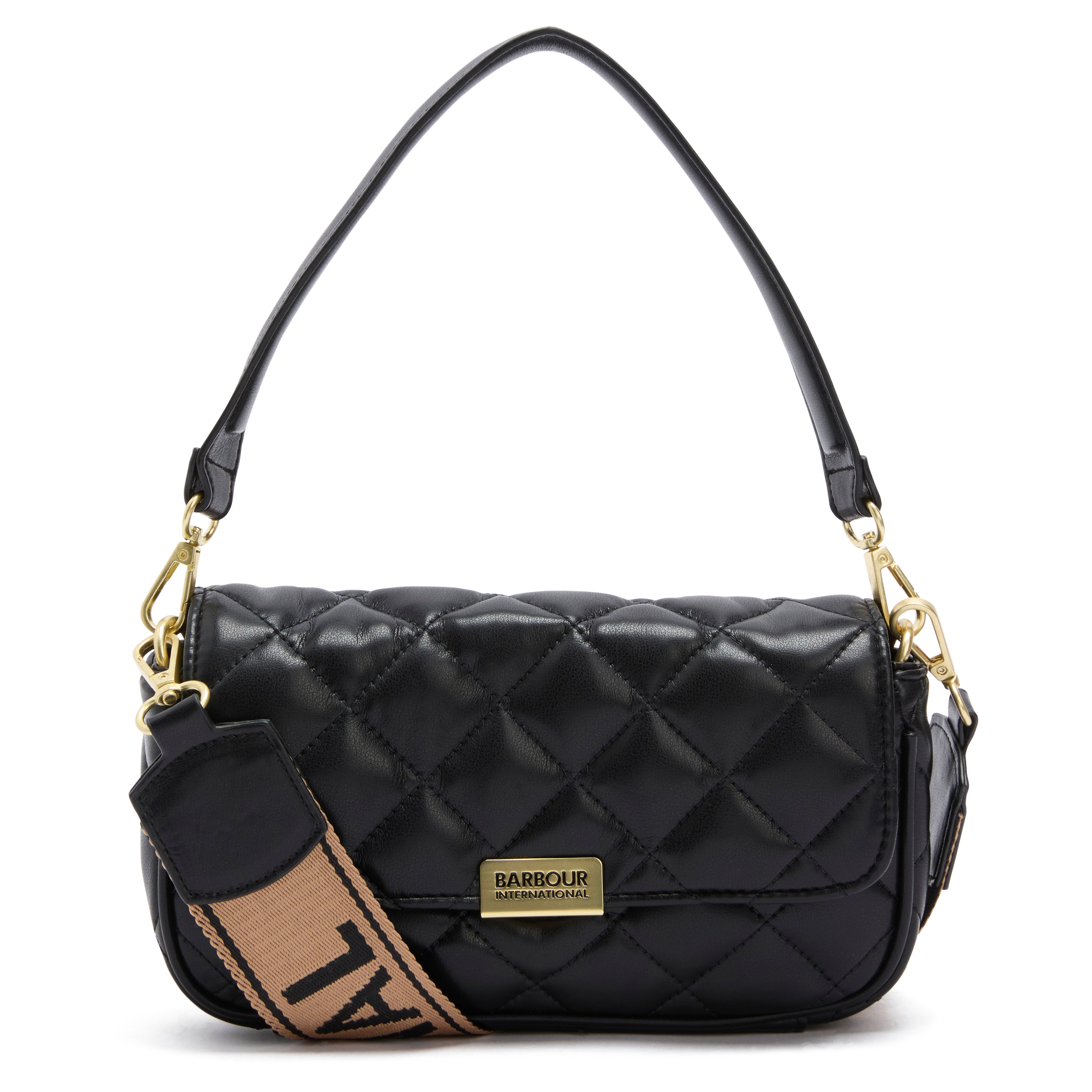 Barbour SOFT QUILT MINI SOHO Womens Crossbody Bag Black