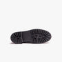 Barbour HOLLY Womens Hiker Boots Black sole view showing the rubber outsole with traction features.