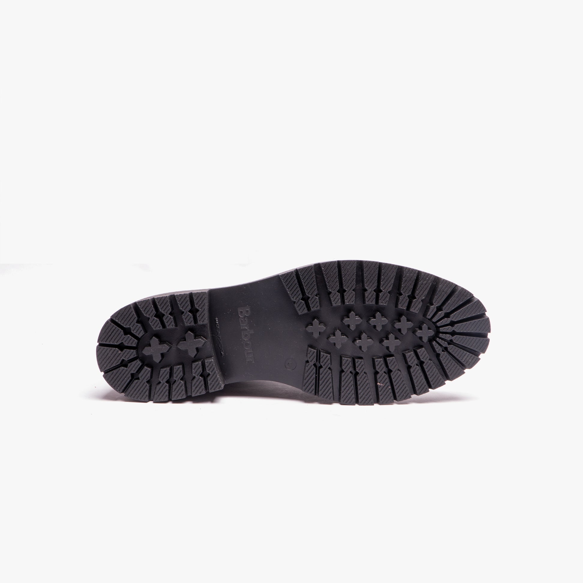 Barbour HEIDI Womens Boots Black bottom view showing tread and sole design