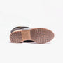 Barbour ANGE Womens Boots Black bottom view showcasing TPR sole and detailed traction pattern.