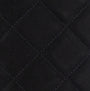 Detail view of Barbour OAK Womens Waterproof Tall Boots Black quilted leather texture.