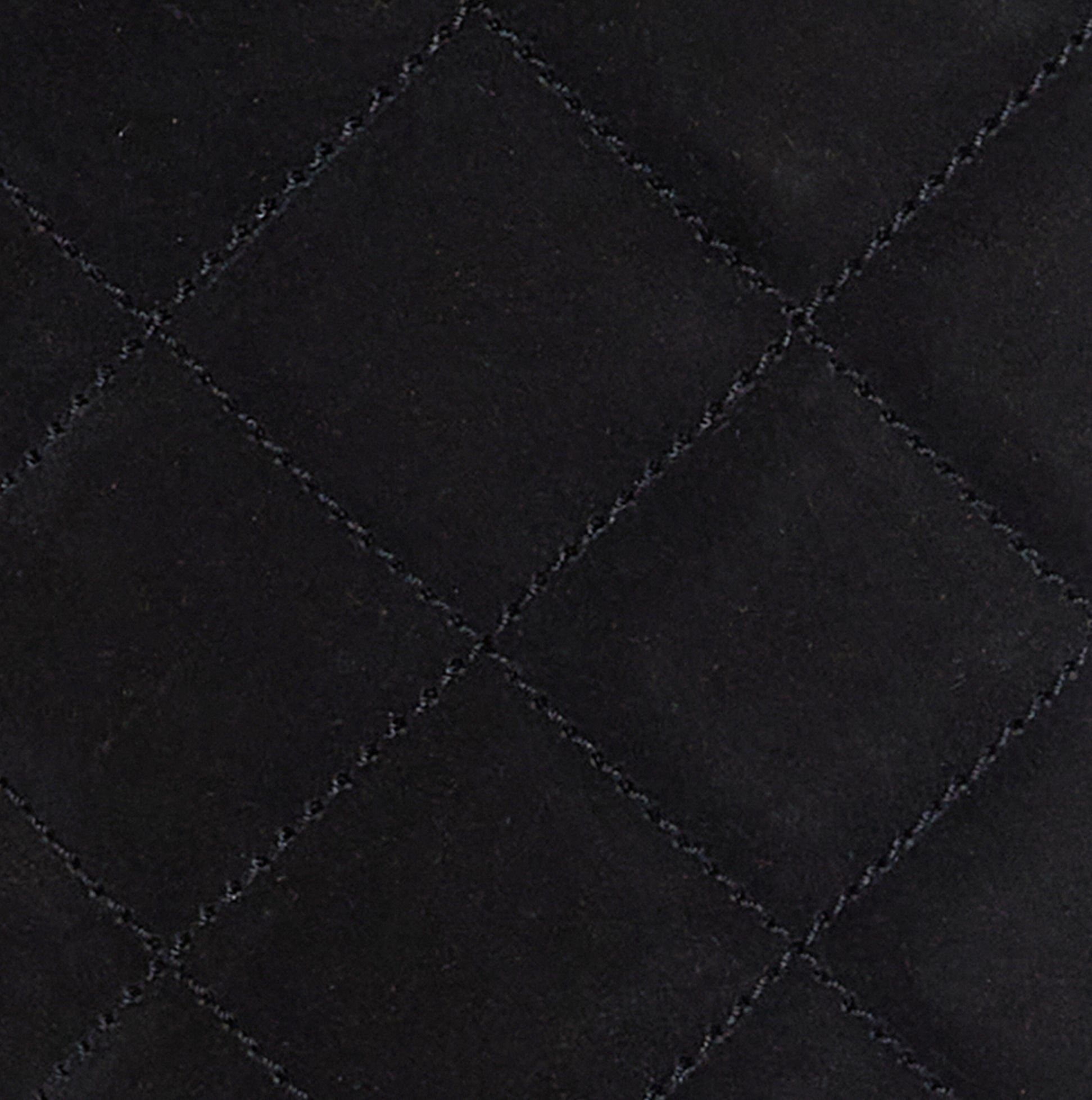Detail view of Barbour OAK Womens Waterproof Tall Boots Black quilted leather texture.