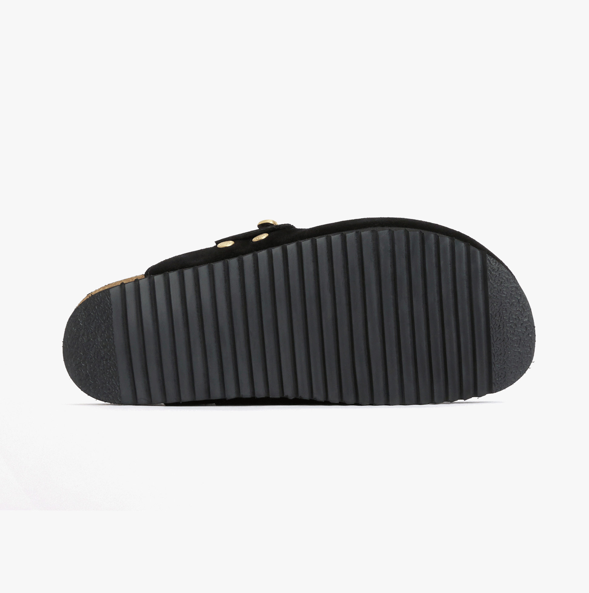 Barbour KYRA CLOSED Womens Mules Sandals Black Suede
