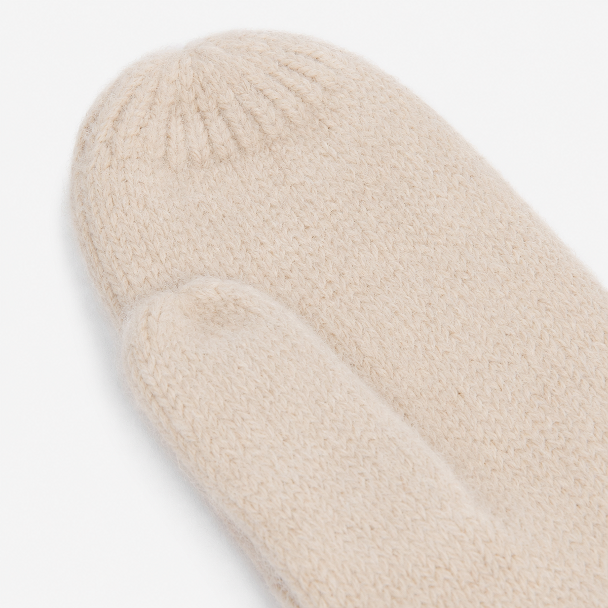 Barbour ELSDON KNITTED Womens Mittens Eggshell