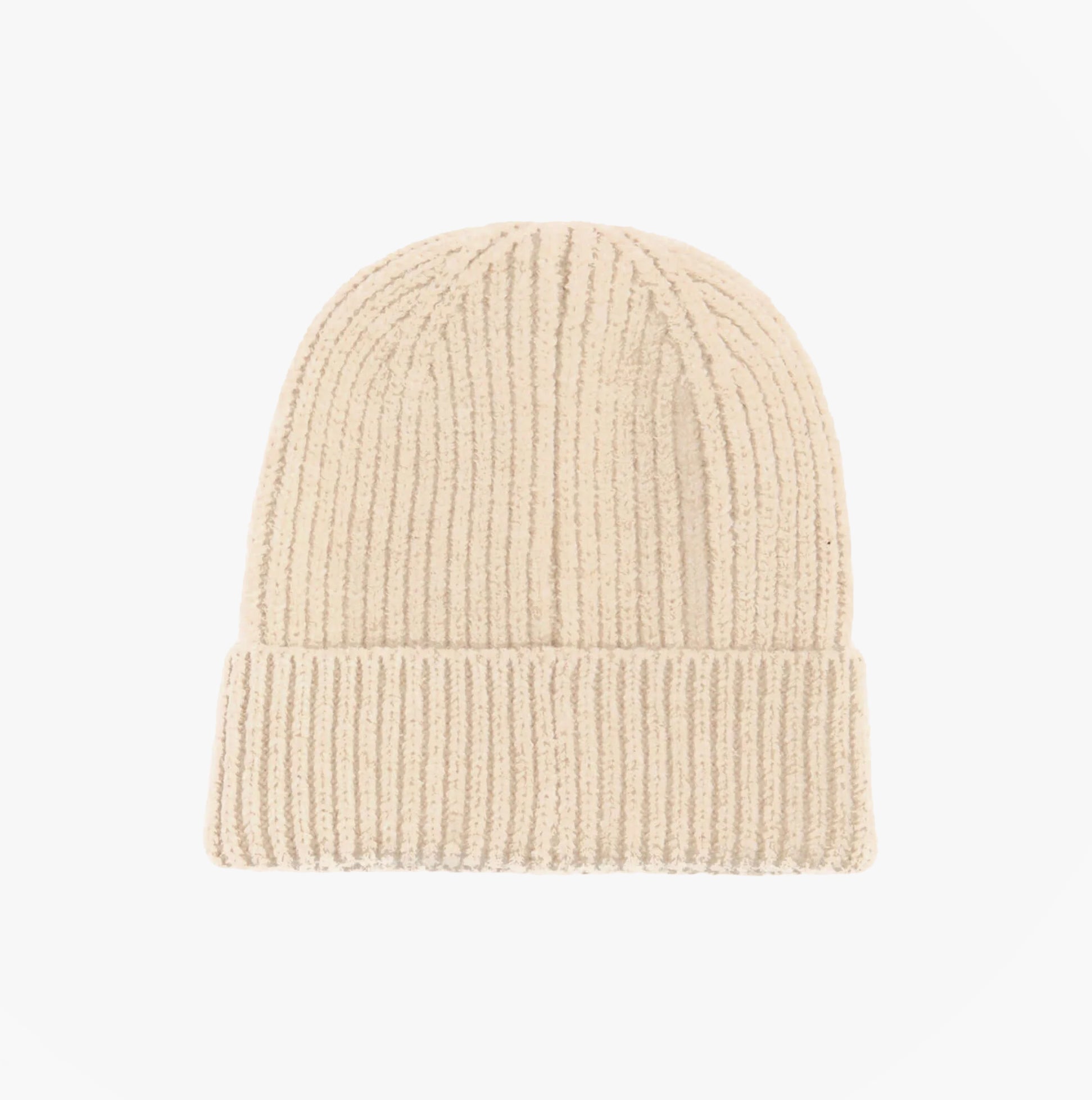 Barbour PENDLE BEANIE & BLAIR SCARF Gift Set Womens Hessian Navy detail view of beanie in beige color.