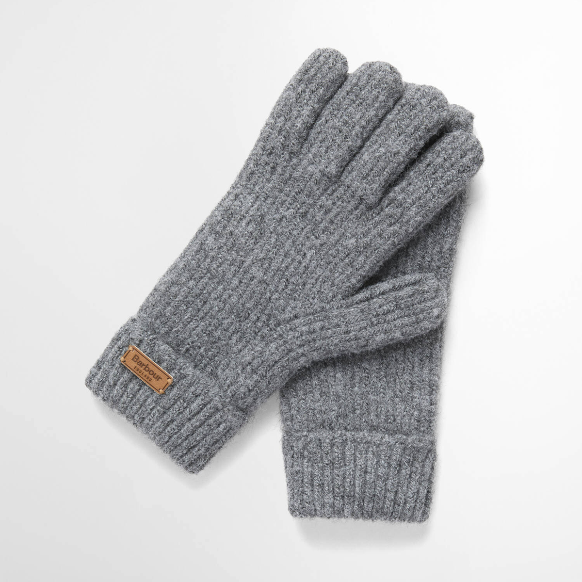 Barbour PENDLE BEANIE & GLOVES GIFT SET Womens Beanie Mid Grey