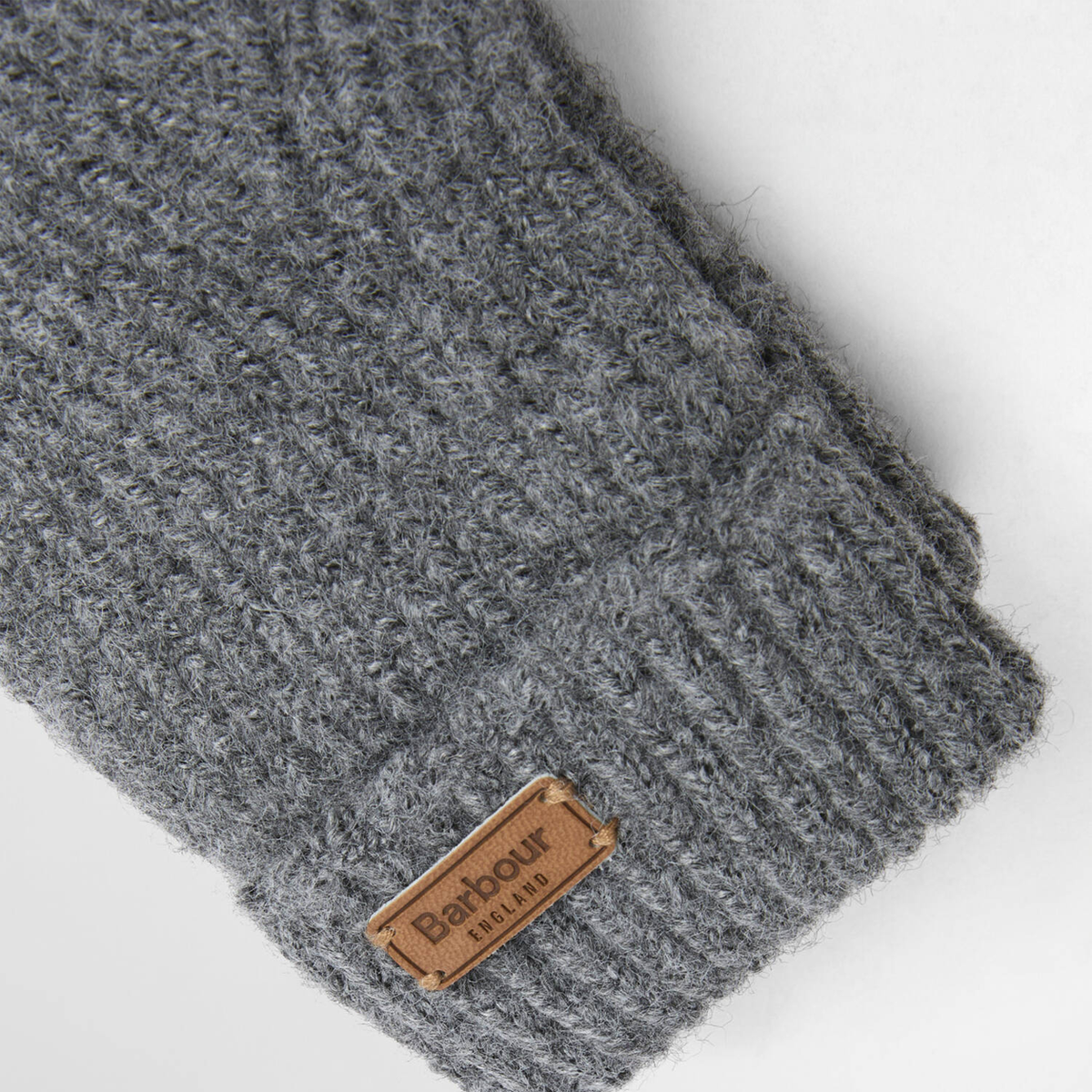 Barbour PENDLE BEANIE & GLOVES GIFT SET Womens Beanie Mid Grey