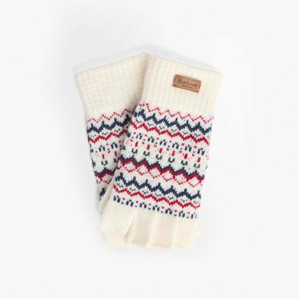 Barbour HOLLY BEANIE & GLOVES GIFT SET Womens Beanie Antique White