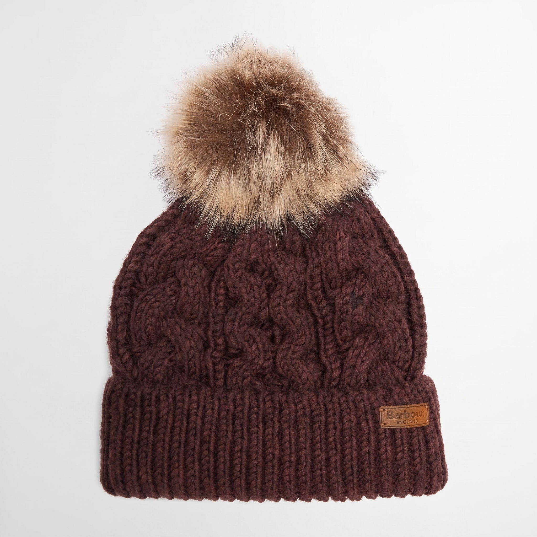 Barbour PENSHAW BEANIE Womens Beanie Fig