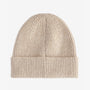 Barbour PENDLE Womens Beanie Light Trench front view in beige with ribbed texture and turnup hem detail.