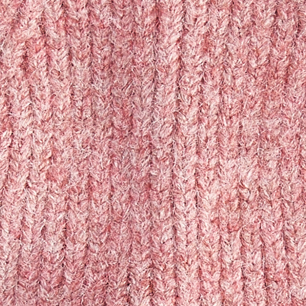 Barbour PENDLE Womens Beanie Pink detailed fabric view showcasing soft knitted texture.