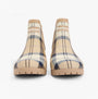 Barbour WILTON Womens Chelsea Wellies Hessian Tartan front view showcasing stylish ankle-height design.