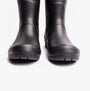 Barbour BANBURY Womens Wellington Boots Black front view, showcasing the round toe and waterproof rubber design.