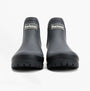 Barbour MALLOW Womens Chelsea Wellies Charcoal/Black front view, comfortable pull-on waterproof ankle boots.