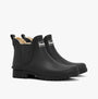 Barbour KIRKTON Womens Warm Lined Wellies Black in side view, highlighting the comfort and waterproof features.