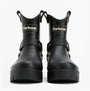 Barbour ELLEY Womens Wellies Black front view with logo and strap detail.