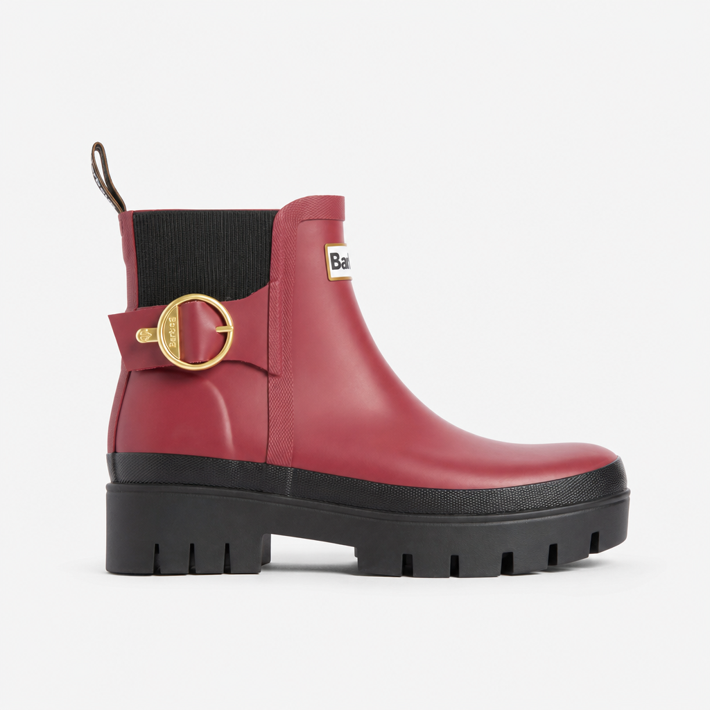 Barbour HEPBURN ANKLE Womens Wellingtons Cranberry Red