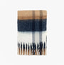 Barbour ISLA TARTAN BOUCLE Womens Winter Hessian Tartan shown from the front view with alternating color patterns.
