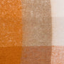 Barbour MARIE Womens Winter Mustard Check detail view of the fabric texture in warm colors.