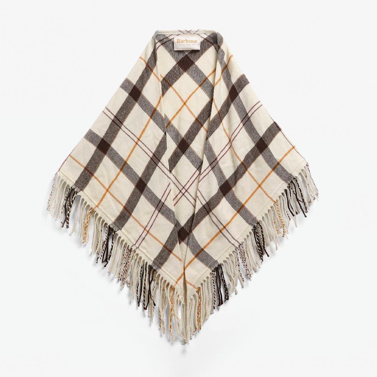Barbour KIRKLEES TARTAN Womens Other Ecru Muted Tartan