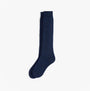 Barbour WELLINGTON KNEE Sock Womens Socks Navy side view of navy knee socks