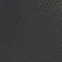 Barbour HIGHGATE LEATHER Mens Wash Bag Black detail view of leather texture