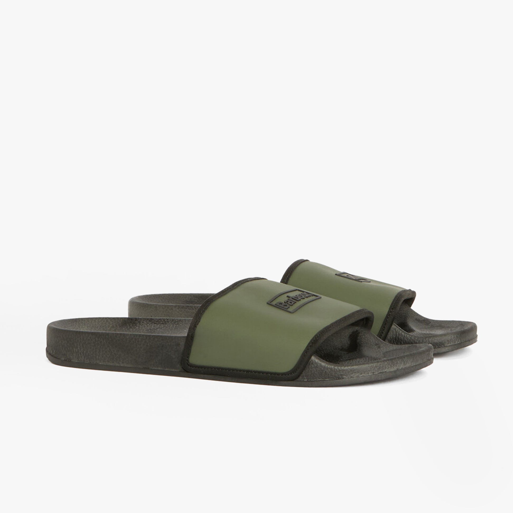 Barbour CRESSWELL Mens Sliders Uniform Green