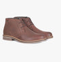 Barbour READHEAD Mens Chukka Boots Tan side view featuring leather upper and lace-up closure.
