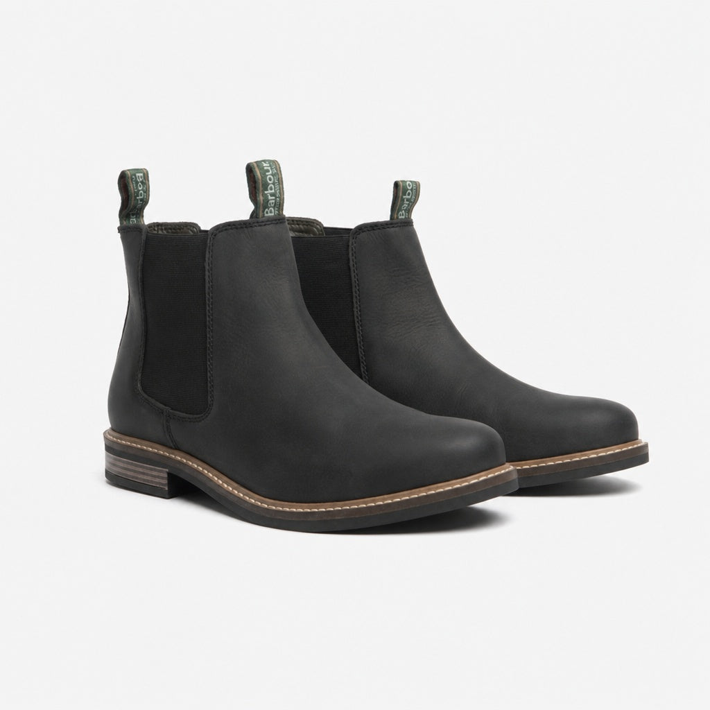 Barbour FARSLEY Mens Chelsea Boots Black