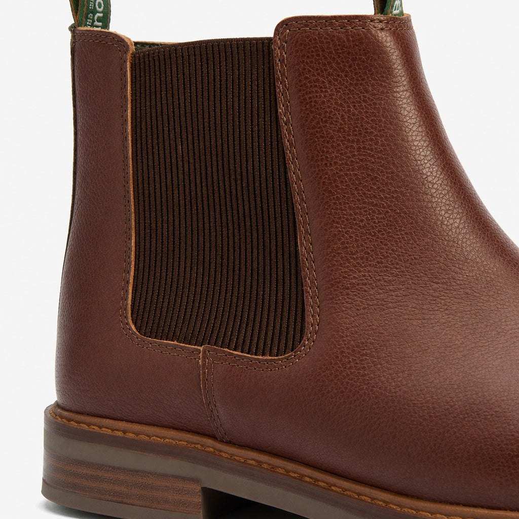 Barbour FARSLEY Mens Chelsea Boots Teak