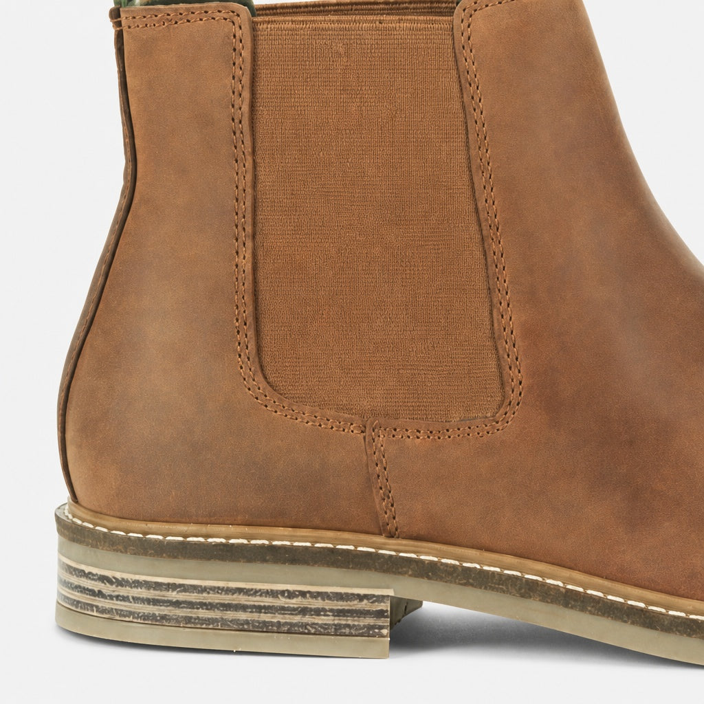 Barbour FARSLEY Mens Chelsea Boots Tan