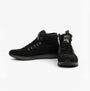 Barbour RALPH Mens Boots Black side view with lace-up fastening and rubber sole, ideal for comfort and style.