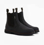 Barbour HALE Mens Chelsea Boots Black side view showing leather upper and pull-on design