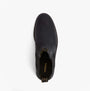 Top view of Barbour HALE Mens Chelsea Boots Black highlighting leather upper and pull-on design.